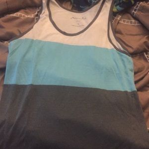 Miami Style striped tank top. Size Medium.